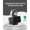 Sessiz Çalışan USB Şarjlı Masaüstü Mini Vantilatör