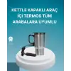 Seyahat Tipi Araç Çakmaklı Isıtıcı Çelik Termos Bardak