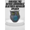 Siyah Bluetooth Hoporlör Baykuş Speaker Bluetooth 5.0 Bağlantılı