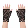 Siyah Dantel Parmaksız Kısa Eldiven