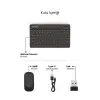 Siyah Kablosuz Klavye Ve Mouse Seti