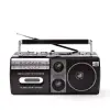 Siyah Kaset Çalar - Bluetooth Usb Tf Aux Fm Özellikli