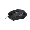 Siyah Mat Desenli USB Kablolu 3D Optik Mouse