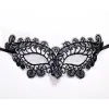 Siyah Renk Dantel Kesim Dantel İşlemeli Balo Parti Maskesi 10 No