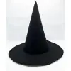 Siyah Renk Keçe Cadı Şapkası