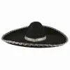 Sombrero Meksika Şapkası Gümüş Şeritli Yetişkin Boy