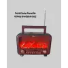 Şömine Alev Işıklı Solar Bluetooth Hoparlör – 7W Güçlü Ses, FM Radyo