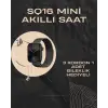 SQ-16 Mini Series 10 Akıllı Saat | Şık ve Hafif Tasarım, 3 Kordon Seçeneği