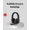 Stereo Ses Destekli Mikrofonlu Gaming Kulaklık – Yumuşak Pedli