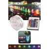 Su Geçirmez Kumandalı Renk Değiştiren Rgb Su Altı Led Lamba Spot