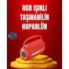 Suya Dayanıklı 20W RGB Hoparlör Bluetooth, USB, SD Kart ve AUX Girişli