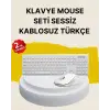 Tam Boy Kablosuz Klavye Mouse Seti - Gelişmiş Bağlantı ve Sessiz Performans