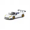 Tarmac Works X iXO Models 1/64 Ferrari 458 Italia GT3 White