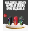 Taşınabilir Şarjlı Bluetooth Hoparlör Güçlü Bas