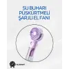 Taşınabilir Şarjlı Su Sisi Püskürtmeli Mini El Fanı – 4 Hız Ayarı, Tip-c Şarjlı, Sessiz Motor