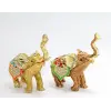 Taşlı Tekli Fil Figürü Model 2