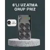 Termal Akım Korumalı 6’lı Uzatma Priz Usb Type-c Hızlı Şarj 2500w