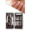 Tırnak Bakım Seti Tırnak Düzeltme Batık 12 Parça Çanta Tipi Manikür Pedikür