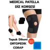 Topuk Çorabı 2li Sağ Sol+ Medical Patella Destekli Dizlik + Termojel – Ortopedik Destek Seti