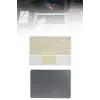 Touchpad Tüm Cihazlara Uyumlu Bluetooth Klavye Touchpad Slim Kablosuz Wifi Q Klavye