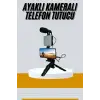 Tripod Telefon Tutucu Kumandalı Mikrofon Led Işık Vlog Video Kayıt