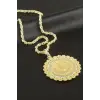 Tuğra Taşlı Uçlu Kolye