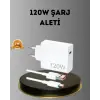 Turbo 120W Hızlı Şarj Cihazı – Kısa Devre ve Akım Koruma Özellikli