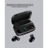 TWS A10s Bluetooth 5.0 Kulaklık Powerbank Şarj Kutulu Mini Tasarım