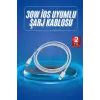 Type-C Ligtning 30W İOS Şarj Kablosu Hızlı Şarj Kablosu