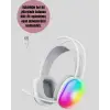 Type-C Şarjlı RGB Işıklı Bluetooth Oyuncu Kulaklığı