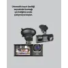Üç Kameralı Araç Kamerası Full HD Gece Görüş  G-Sensör