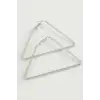 Üçgen Halka Küpe 6 cm