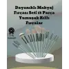 Umuşak Kıllı Es Tasarımlı 13lü Makyaj Fırçası Seti Günlük Ve Profesyonel Kullanım
