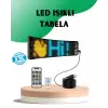 USB Destekli LED Mağaza Tabelası – Renkli RGB Kayan Yazı Paneli