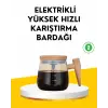 USB Şarjlı Akıllı Karıştırıcı Kupa – Isıtma Altlıklı, IP6 Su Geçirmez
