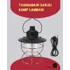 USB Şarjlı Retro LED Kamp Feneri – 4 Işık Modu, Su Geçirmez, Taşınabilir