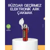 USB Şarjlı Rüzgar Geçirmez Elektrikli Çakmak El Fenerli