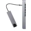 Usb Type-c Hub Dönüştürücü Çevirici Çoklayıcı Macbook Çevirici 8 Portlu
