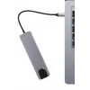 Usb Type-c Hub Dönüştürücü Çevirici Çoklayıcı Macbook Çevirici 8 Portlu