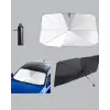UV Korumalı Şemsiye Tipi Oto Güneşliği - Geniş Araç Uyumu