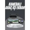 Video ve Fotoğraf Kaydedici Sürüş Kamerası Ön ve Arka Çift Kameralı