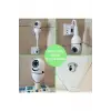Wifi 360 Panoramik Ampul Kamera Güvenlik Kamerası Çift Wifi 360 Derece Gece Görüşlü