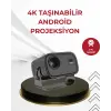 WiFi 6 ve Bluetooth 5 Bağlantılı Taşınabilir Projeksiyon Makinesi