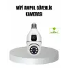 WiFi Ampul Güvenlik Kamerası 1080P Full HD Gece Görüşlü ve Hareket Algılamalı