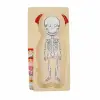 Woody Oyna Öğren Katmanlı İnsan Vücudu Ahşap Puzzle 4 x 7 Parça