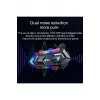 Y20 Motor Kurye Kask Kulaklık Rgb Modlu Bluetooth Motosiklet Kulaklık 5.3 Bluetooth Interkom