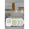 Yapışkanlı 3lü Spot Led Işık Lamba Montajsız Pilli Uzaktan Kumandalı