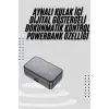 Yeni Nesil Kablosuz Kulaklık Aynalı Powerbank Özellikli Bluetooth Bağlantılı Dijital Göstergeli