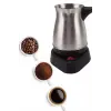 Yeni Nesil Türk Kahve Makinesi Cezvesi Siyah Gri Kablolu Pratik