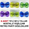 Yeşilçam Retro Parti Gözlükleri 6 Adet